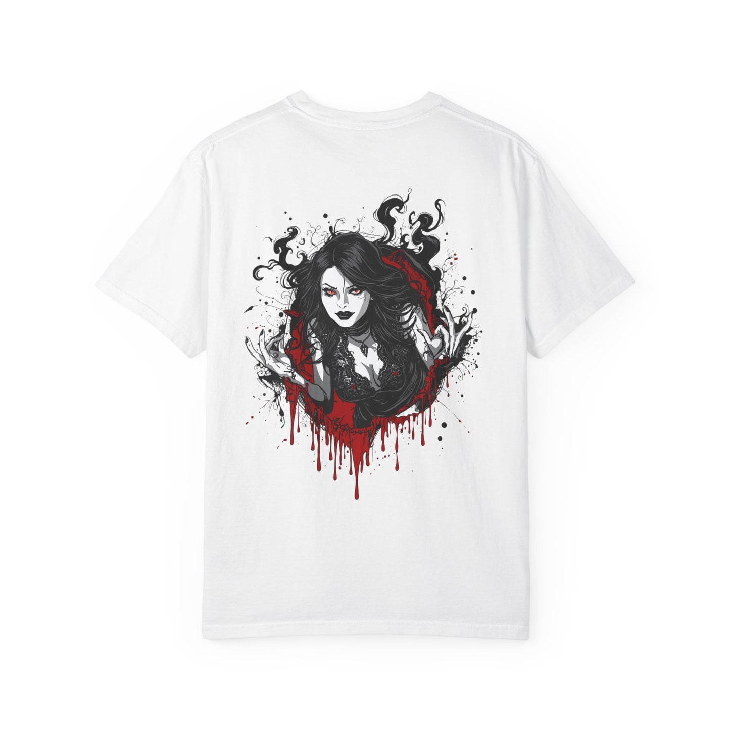 Vampire Gothic Tee — Bloody Siren Horror Graphic T-Shirt